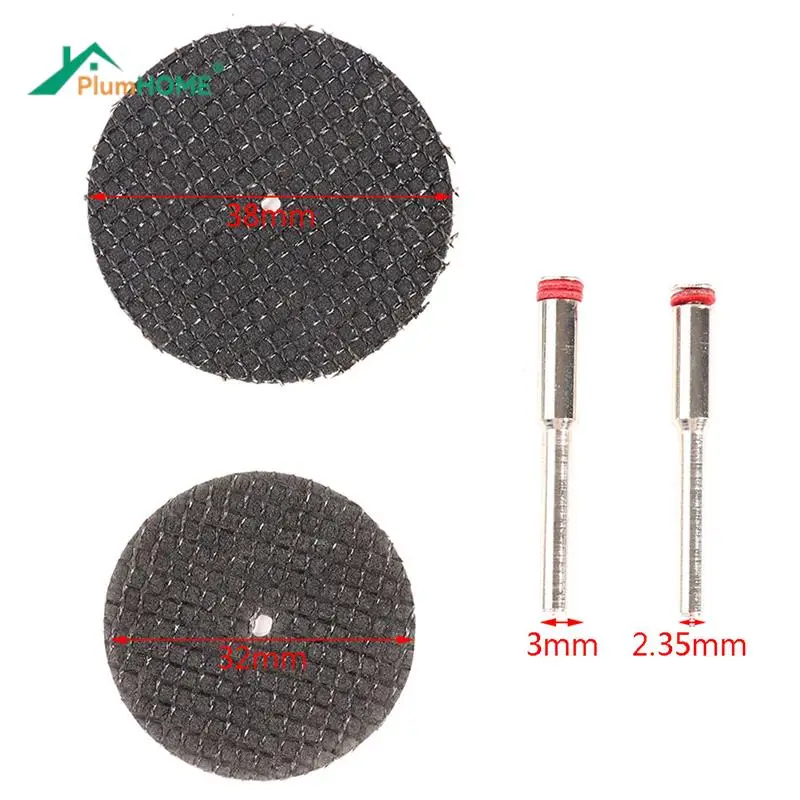 10/11Pcs 32/38MM Metal Cutting Disc Dremel Grinder Rotary Tool Circular Saw Blade Wheel Cutting Sanding Disc Grinding Wheel