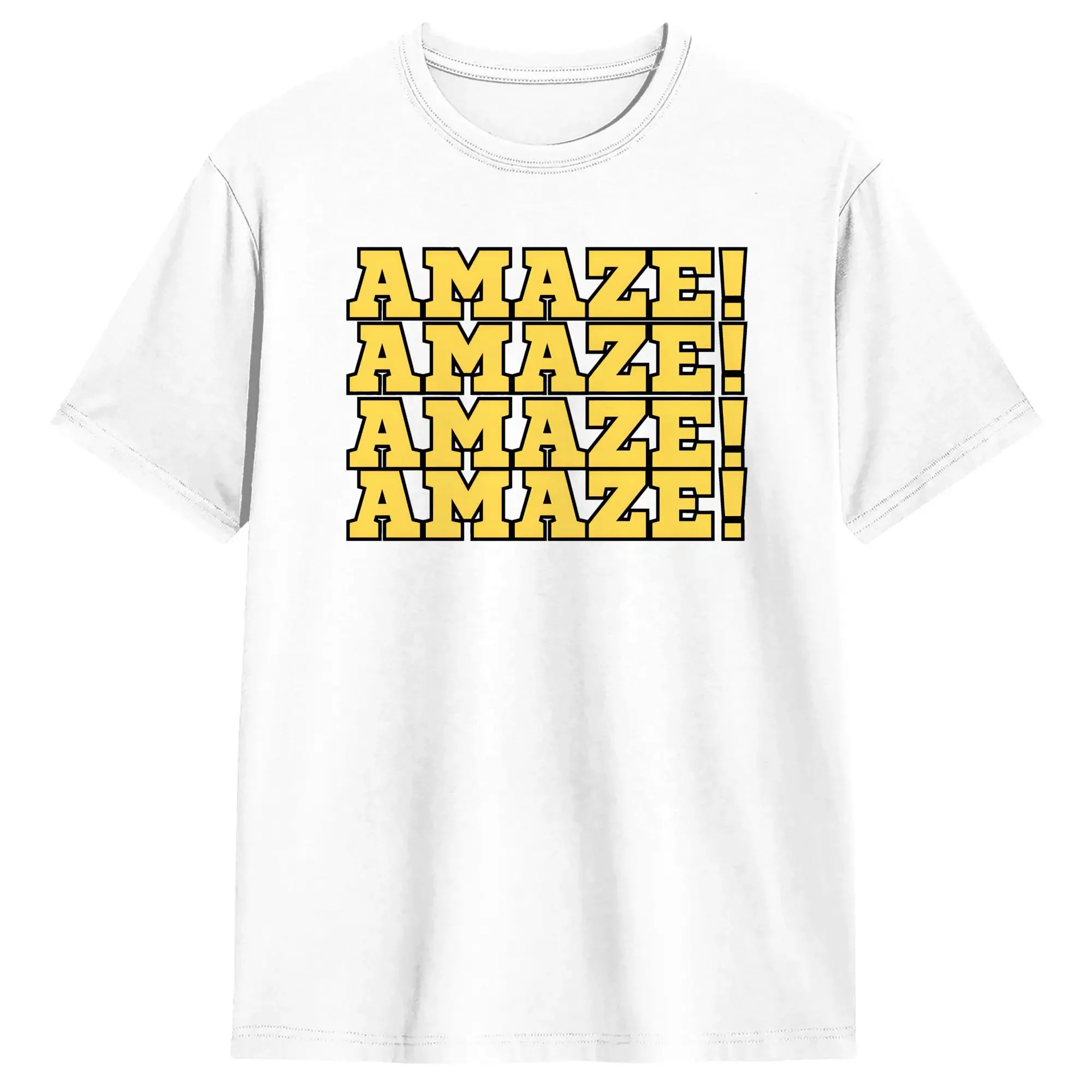 Men's T-Shirts AMAZE Project Hail Mary Yellow Vintage 100% Cotton Tees Short Sleeve  T Shirt Round Collar Clothing New Arrival