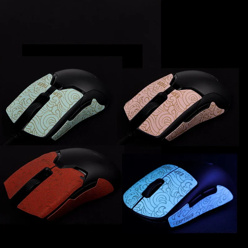 1 Pack Original Esports Tiger Mouse Anti Slip Sticker For Razer Viper Mini Viper V2 Pro Deathadder V2 Mini Anti Sweat Tape