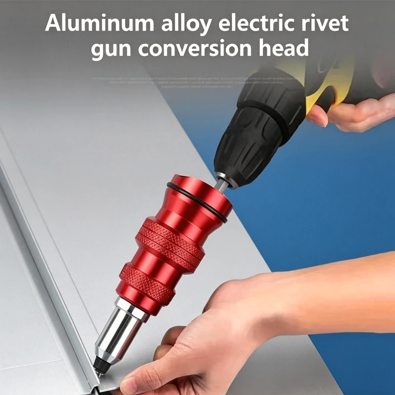 Durability Aluminum Rivet Guns Adapter Rivets Attachment for Heavy Duty Use