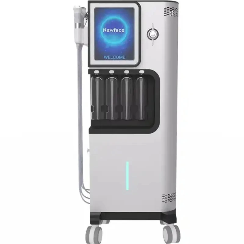 Upgraded 8In1 Facial Hydrating Oxygen Machine Multifunctional Hydrodermabrasion Skin Care Small Bubble Facial Peel Hydra Machine