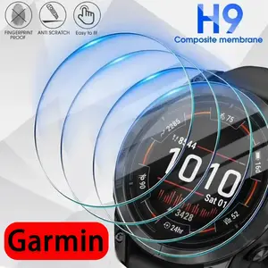 Bilashmart Screen Protector Glass Film Garmin Quatix8 Tactix8 Fenix8 51/47/43mm HD Tempered Glass Forerunner 970 965 265 570 Active 6 5