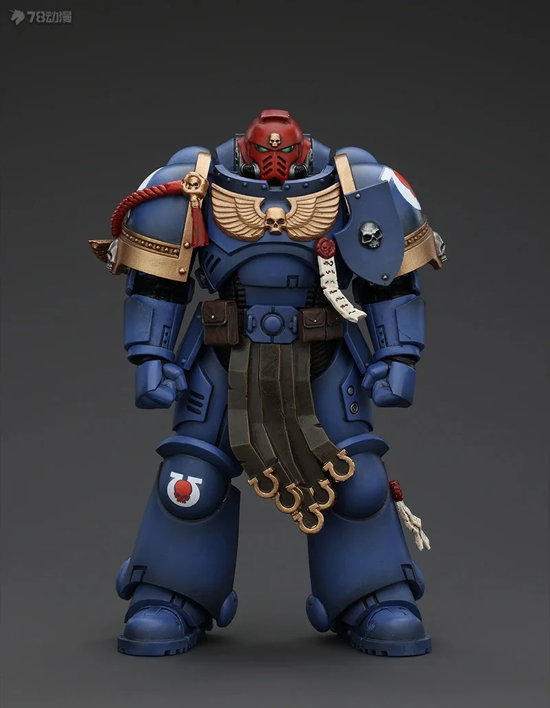 JOYTOY Original Warhammer 40K Series Star Warriors 2 Ultramarines อะนิเมะ Action Figure ของเล่นชุดเครื่องประดับของขวัญเด็ก