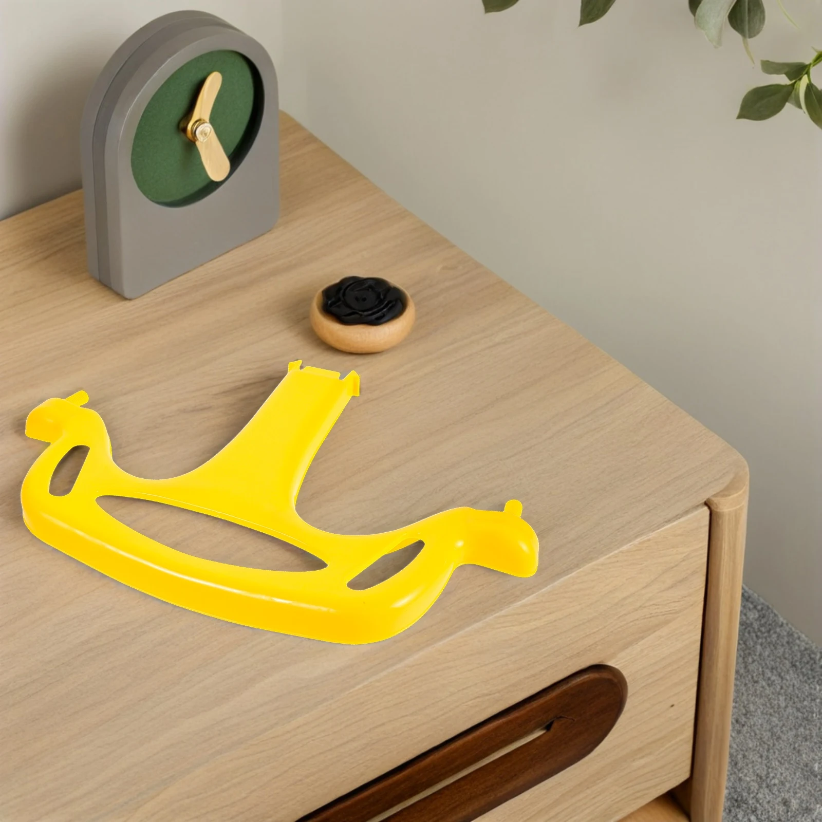 Accesorios de pasamanos oscilantes para niños, pieza de repuesto para silla, mango de seguridad, parque infantil amarillo, 2 uds.