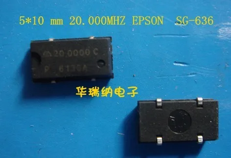 

20pcs/lot SG-636PT 20.000MHZ 20M 20MHZ 5x10mm 5*10 chips Electronic new
