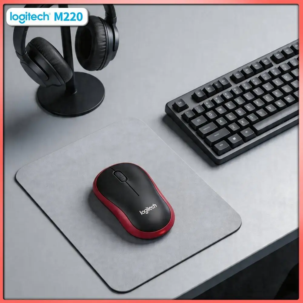 Logitech M220 Silent Wireless Mouse 3 Buttons 10m Distance 2.4GHz Connection 18-Month Battery PC Accessory
