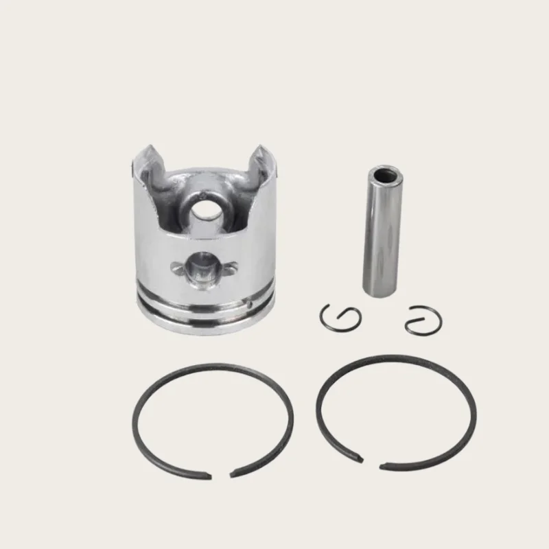 PISTON ASSY 32MM FOR 1E32F 32F 23CC 2 STROKE FREE POSTAGE KOLBEN W/ RIGNS PIN CIRCLIPS STRIMMER PARTS