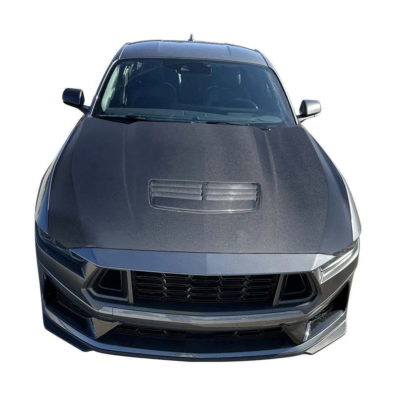 

Передний капот двигателя Icooh Racing S650 2024+ для Ford Mustang, новая крышка из углеродного волокна для S650