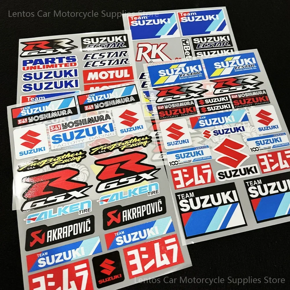 Gli adesivi per moto sono adatti per gli adesivi riflettenti Suzuki UY/UU/USR 125/DL/GW/GSX250R Adesivi decorativi per il corpo del serbatoio del carburante