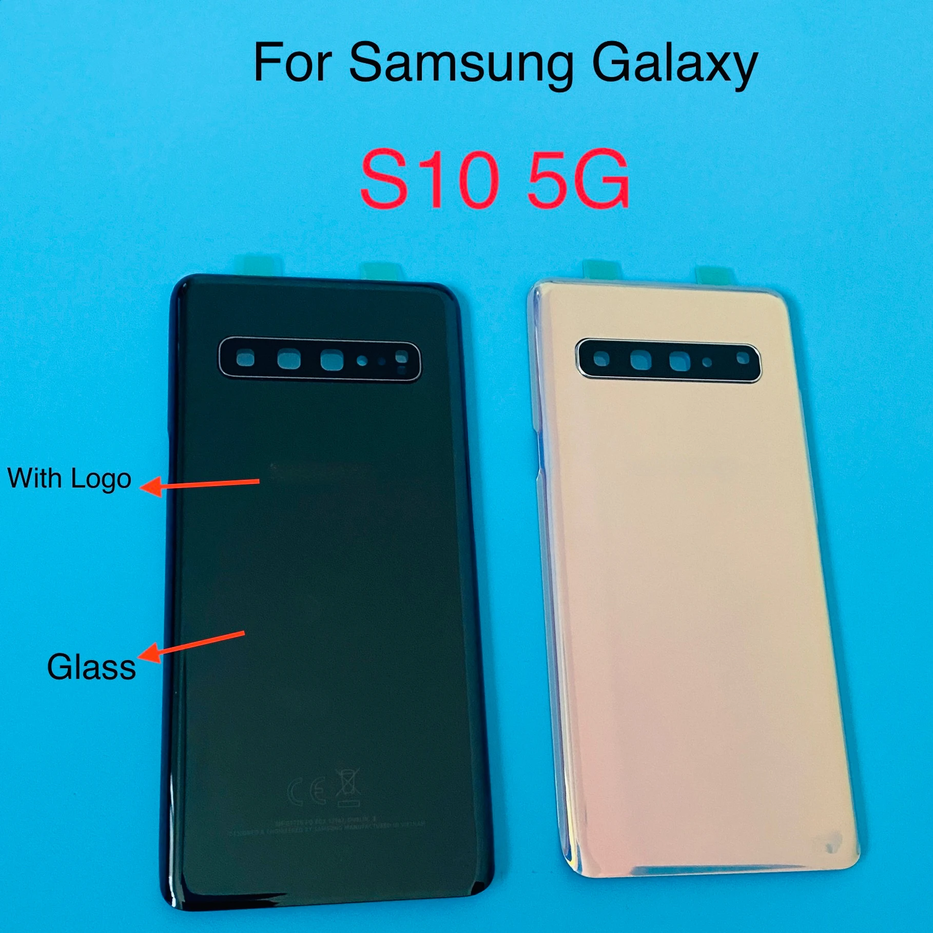 

100% Original Back Cover Rear Plane Case Housing Battery Door Replacement For Samsung Galaxy S10 5G Version G9770 G977B G977U