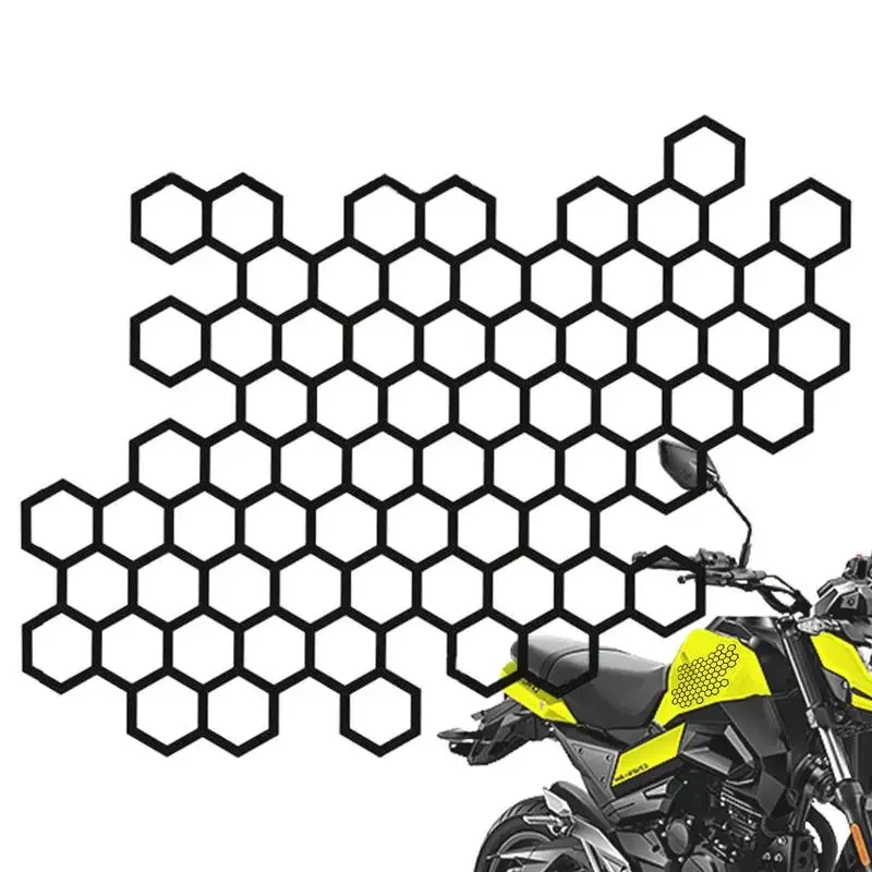 Car Sticker Motorcycle Creative Honeycomb Body Decoration Stickers for Car Refit Body Stickers Auto Exterior Accessories,15CM