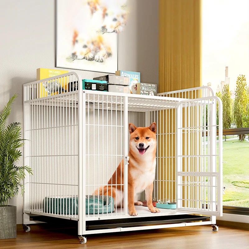 Beds Cages Dog House Outdoor Playpens Home Box Dog House Fence Ready To Live In Enclose Niche Pour Chien Dog Furniture Fg25