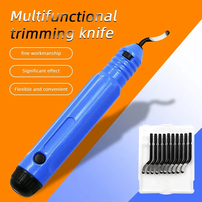 Trimming Knife Scraper Deburring Tool 3D Print Scraper Knife Burr Remover Hand Tool For Wood Plastic Aluminum Copper Steel Kit