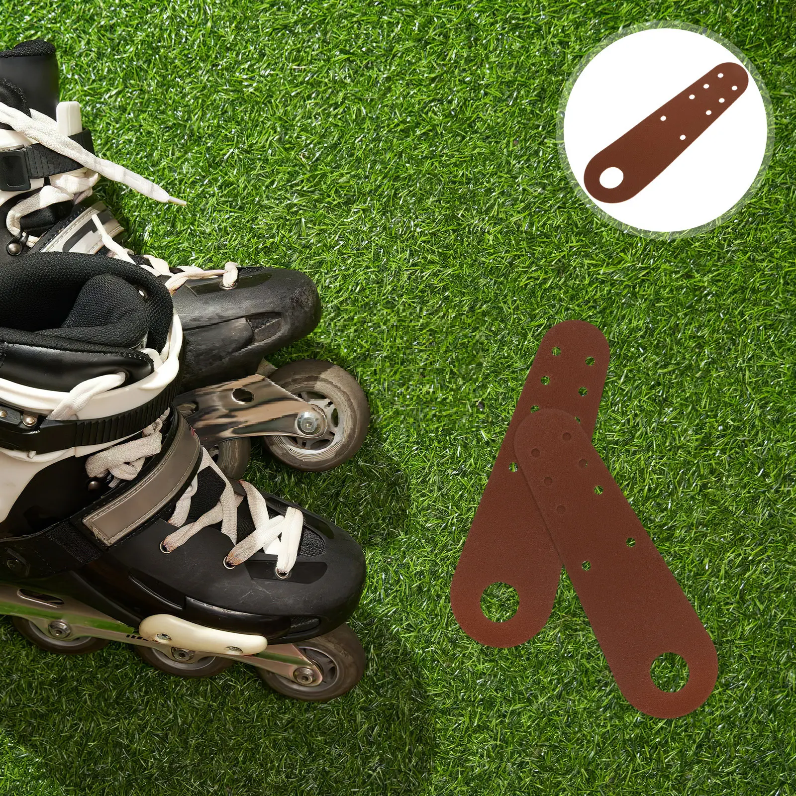 

2Pcs Skate Toe Guards for Roller Skates - Abrasion Resistant Toe Caps Protective Gear Universal Fit Stylish Boot Guard