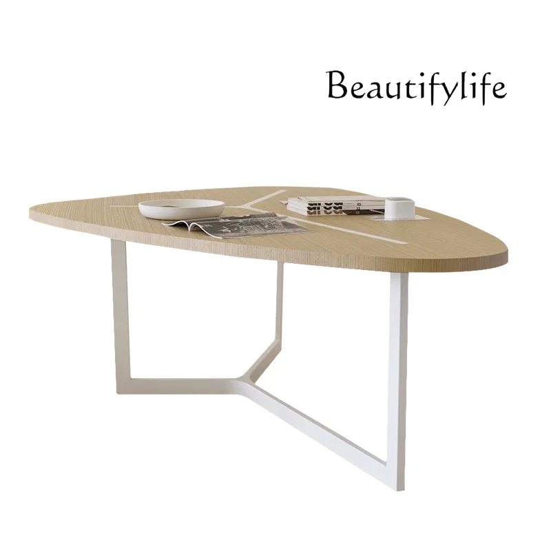 

Nordic modern simple fashion designer dining table small household creative meeting table