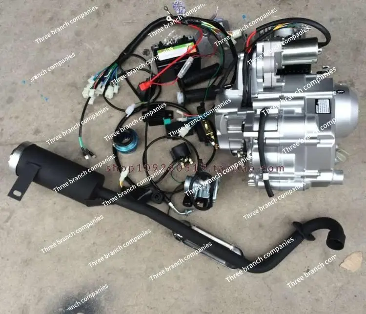 

Modified kart tricycle motorcycle engine four-wheeled beach car expansion cylinder block 125 engine cylinder block
