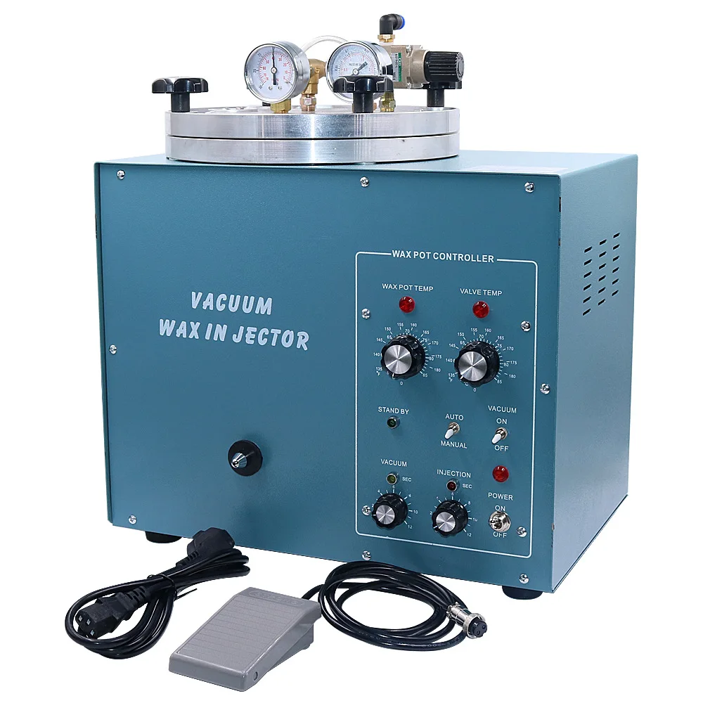 220V vacuum wax injection machine / pressurization / uniform / less bubbles / injection wax machine gold tools and equipment