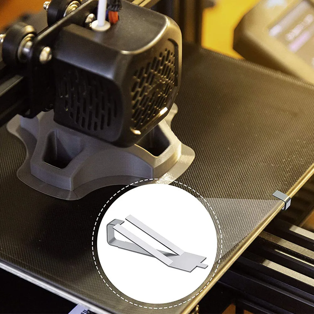 Pinces à verre pour lit chaud, 4 pièces, supports d'accessoires, Clips robustes, fixation du tour