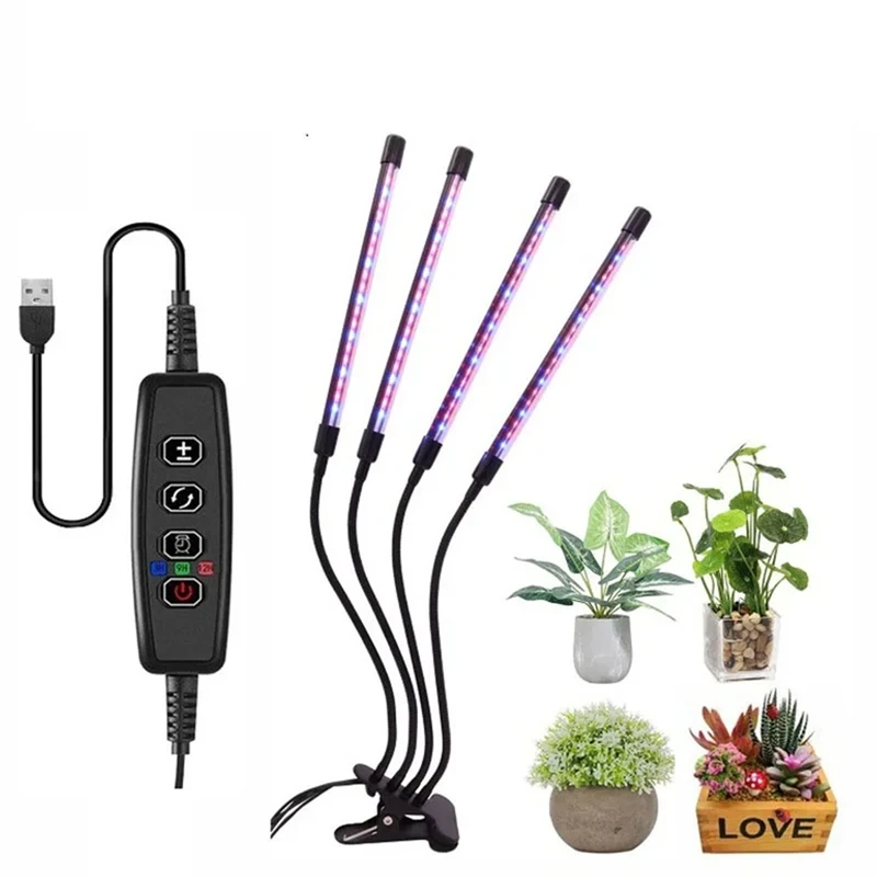 LED Grow Lights For Plants,Full Spectrum Plant Growing Lamp For Hydroponics Plants,Multi-Level Dimmable,Support Timing