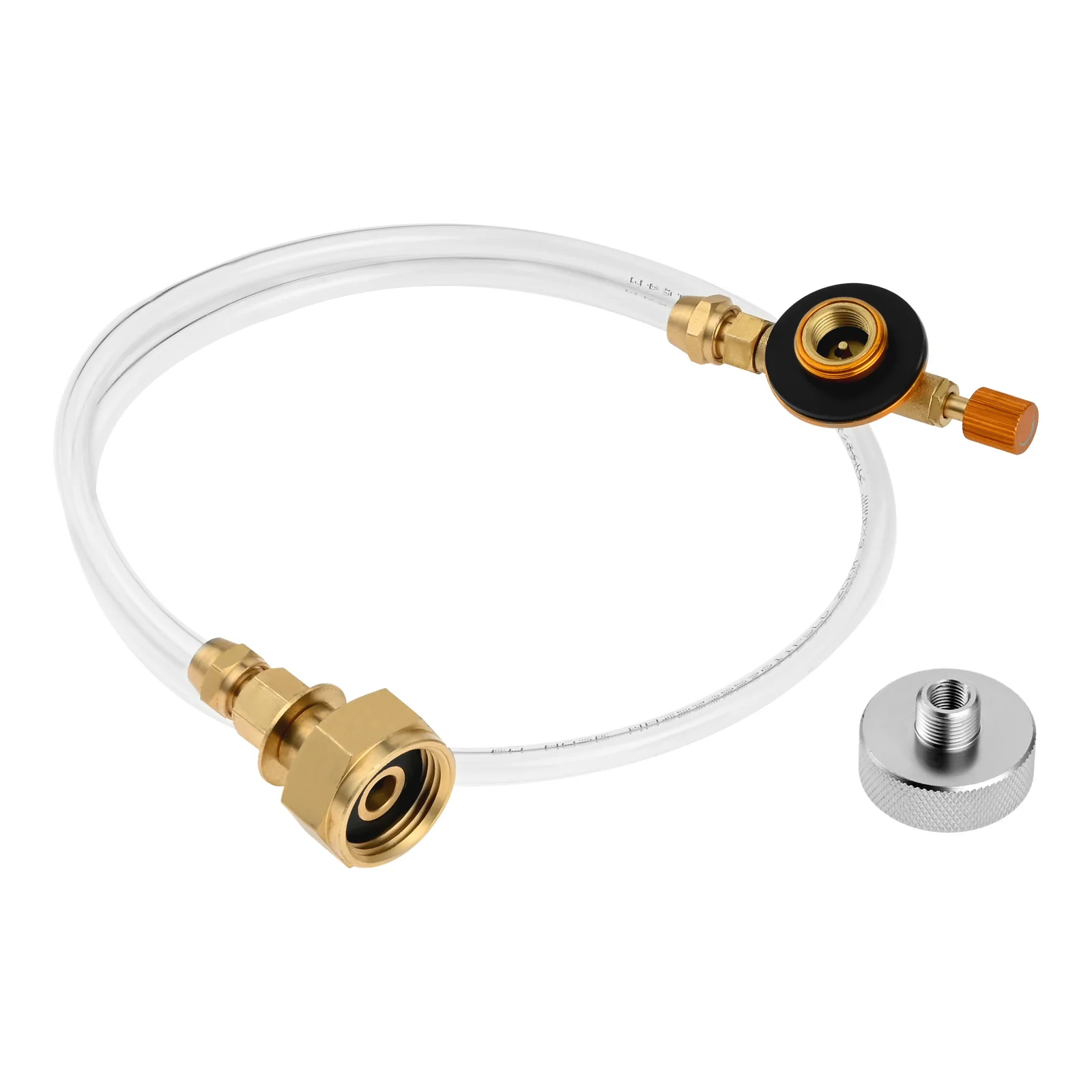 야외 캠핑 가스 스토브 프로판 리필 어댑터, LPG 플랫 실린더 버너, 가스 충전 탱크 커플러 컨테이너 어댑터 절약