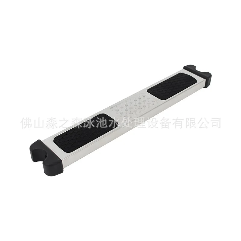 304 Stainless Steel Swimming Pool Ladder Step Plate with Anti Slip Rubber Pad Replacement Escalator Accessory