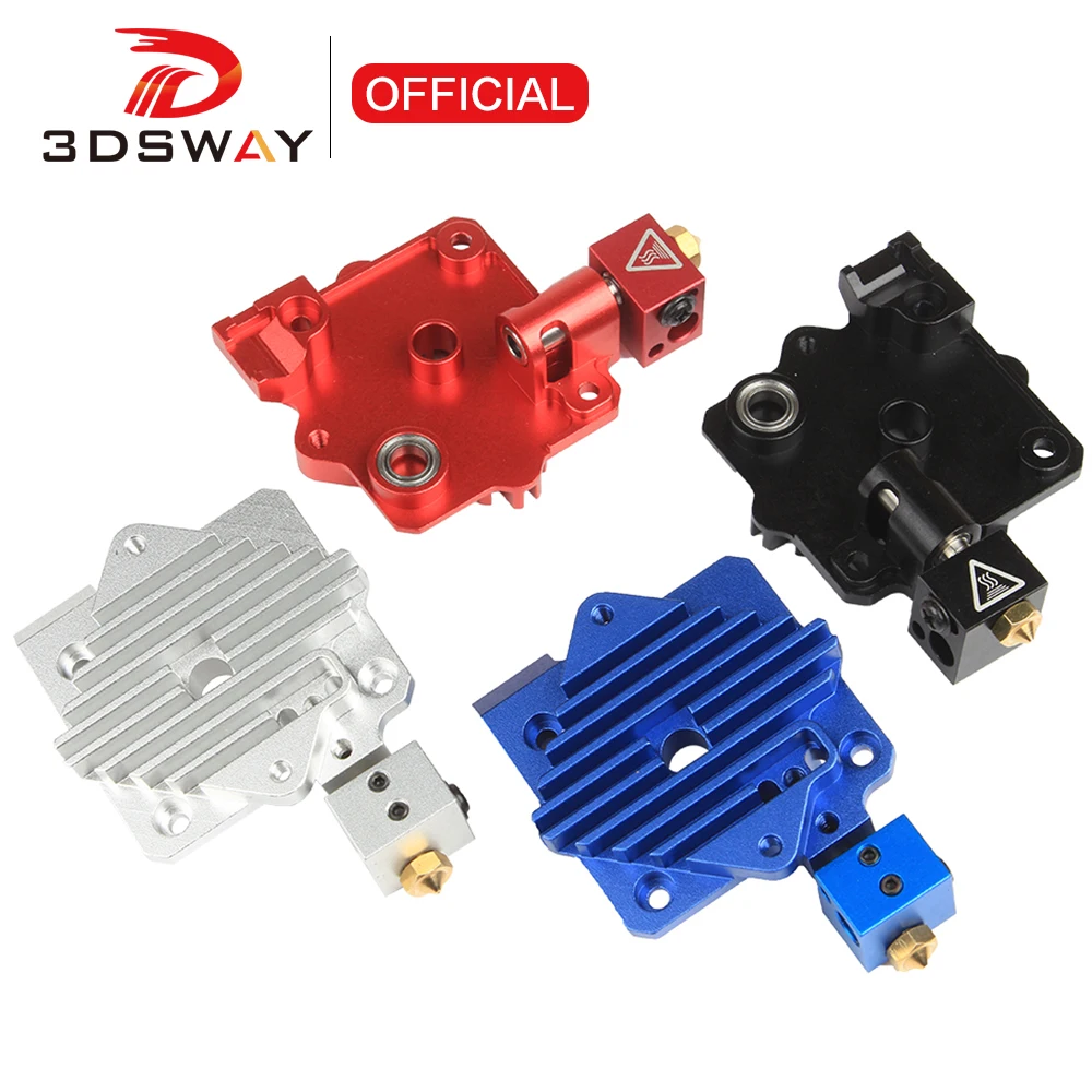 3DSWAY 3D części drukarki Titan Aero Radiator blok chłodzenia V6 wytłaczarki krótki zasięg Hotend 1.75mm Radiator 1pc