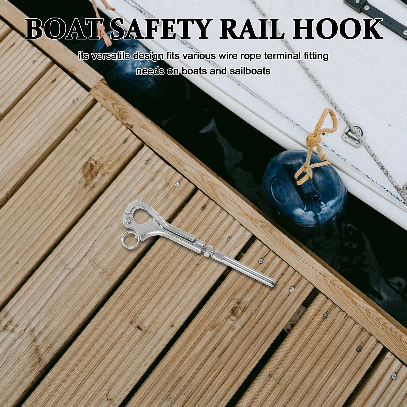 

Крюк-шакл из нержавеющей стали с быстрым отсоединением, морского класса, для яхт, поручней, спасательных шлюпок, аварийного использования на море