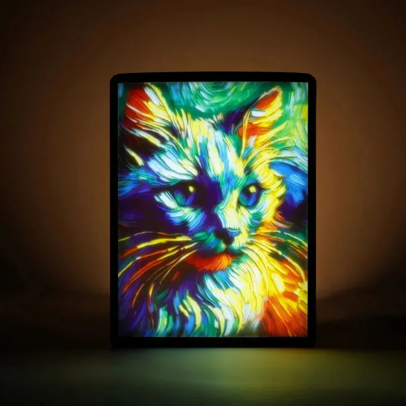 

Bamboo lab 3D printer lithophane LED backlight board kit DIY lithophane photo model original parts frame compatible with kc009