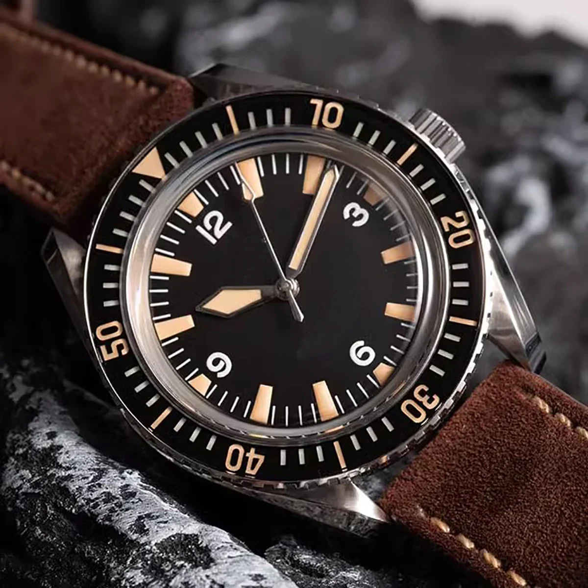 Hruodland F025 Retro Sport Men Watches HZ2565 Automatic Mechanical