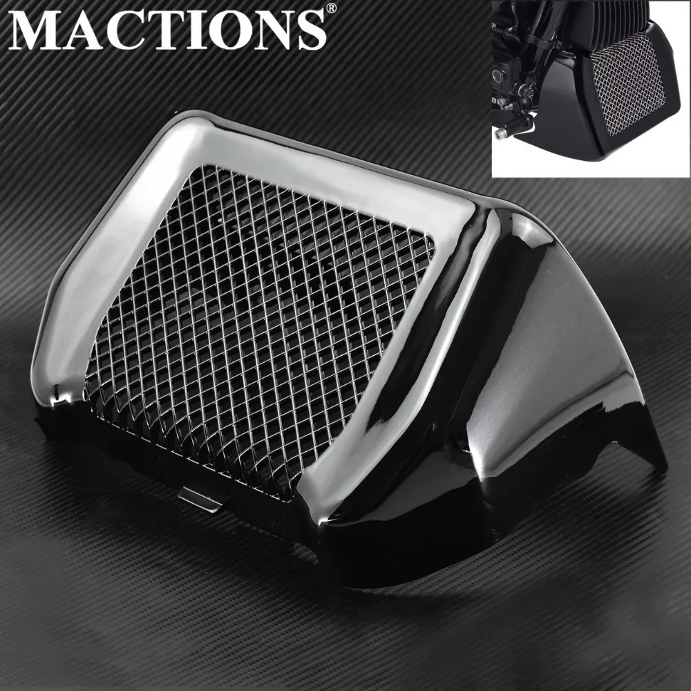 

Motorcycle Oil Cooler Cover Kit With Bracket For Harley Touring Road King Street Glide Freewheeler FLHXS FLTRX FLHR 2017-2022