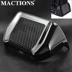 Motorcycle Oil Cooler Cover Kit With Bracket For Harley Touring Road King Street Glide Freewheeler FLHXS FLTRX FLHR 2017-2025