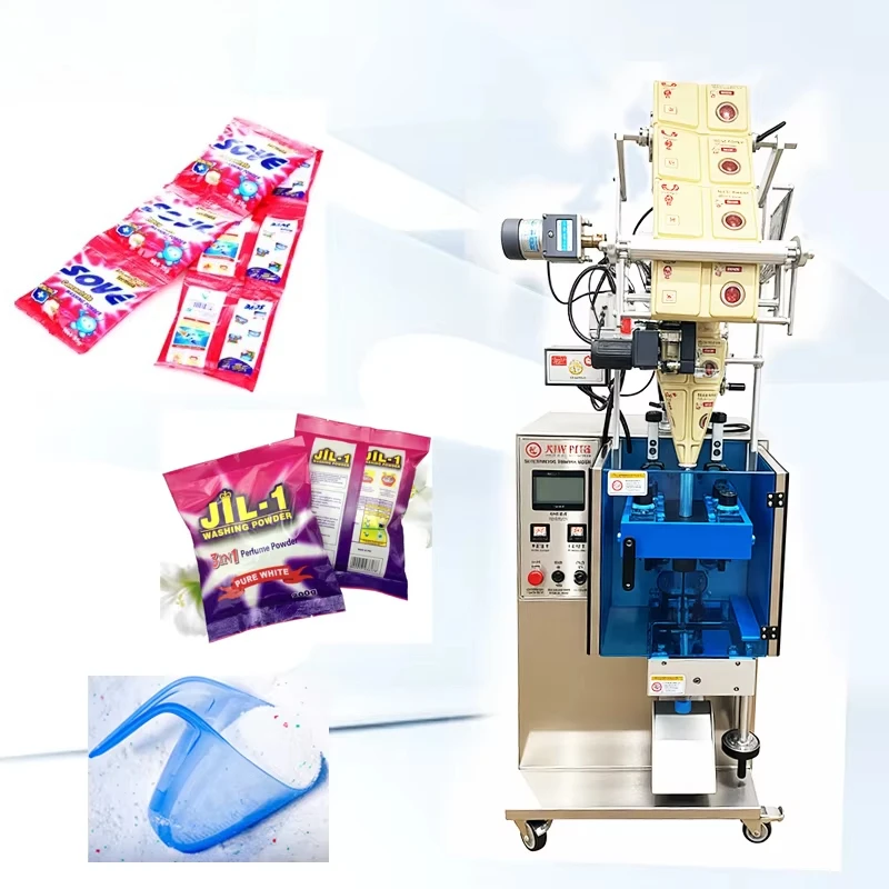 Hot Sale Full Automatic Small Paper Bag Packing Machine Sugars Salt Pepper Coffee Powder Food Packaging Machinery Customized