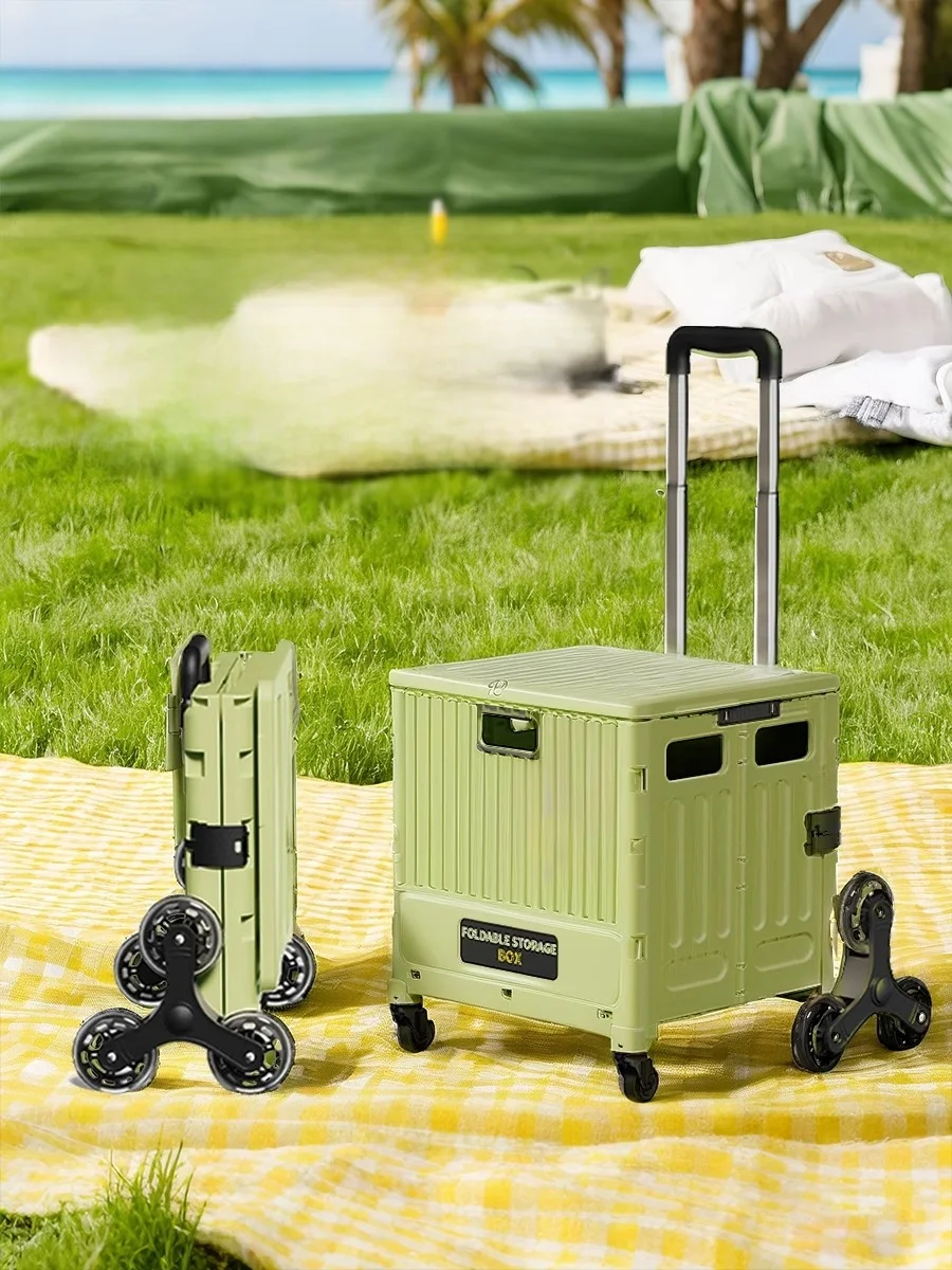 portable-folding-shopping-cart-outdoor-camping-pull-rod-storage-box-vegetable-buying-car-stair-climbing-retractable-handle