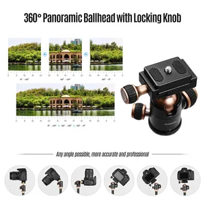 Andoer Q160SA Tripod, kamera tripodu panoramik top kamera, Canon Nikon Sony Kamera için dijital KAMERA kamera En çok satan 12, işkembe başı, no. 5