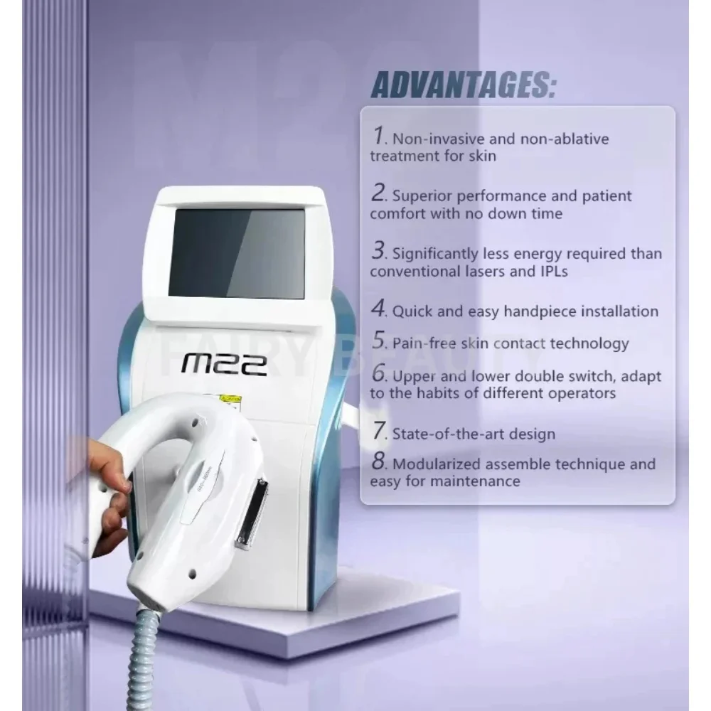 

Аппарат для лазерной эпиляции Beauty Model M22 IPL, OPT-омоложение кожи, E-Light, Q-switch ND YAG для удаления татуировок, антивозрастной уход