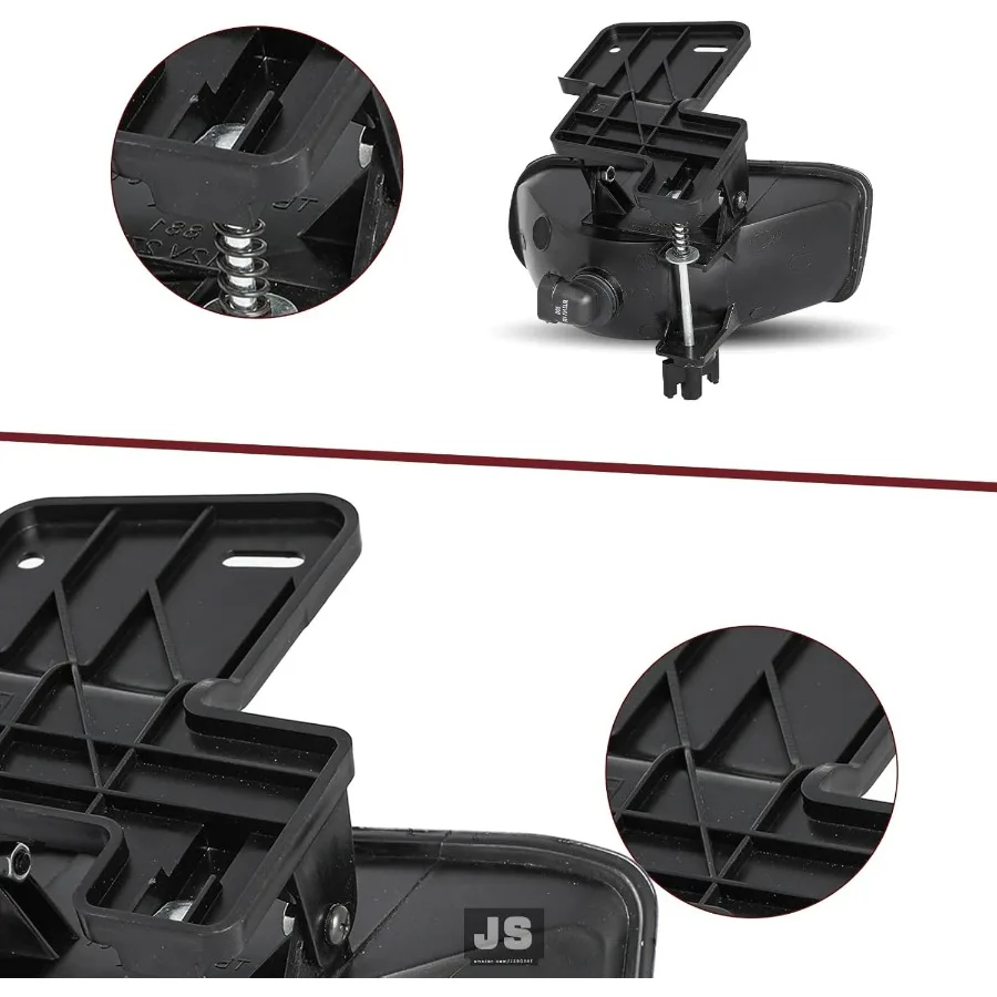 مجموعة استبدال مجموعة المصابيح الأمامية والضباب مكونة من 6 قطع لسيارة جي إم سي سييرا 19992002 و20002006 يوكون باللون الأسود واللمسة النهائية الواضحة مع I