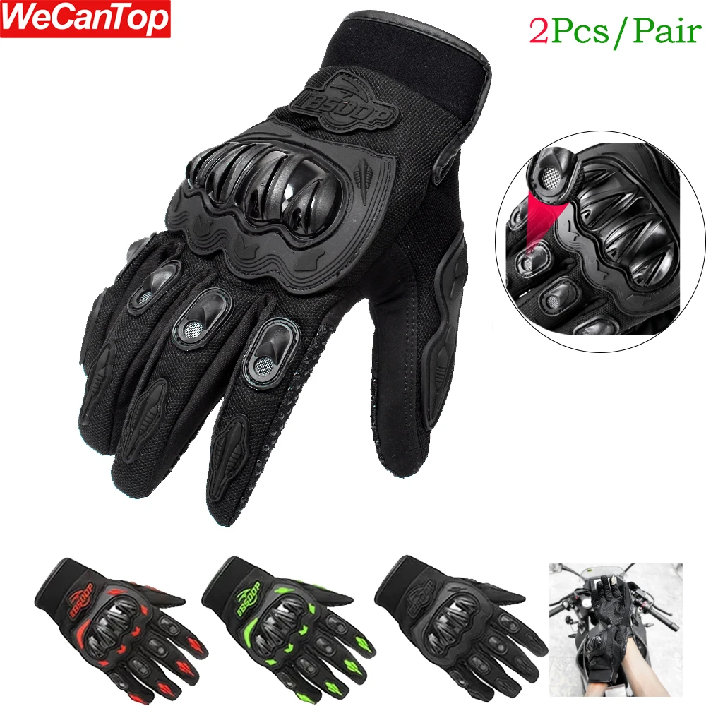 1Pair Motorcycle Motocross Gloves for Men Women,Touchscreen Mountain Dirt Bike Gloves,Full Finger Non-Slip Road Racing,Cycling