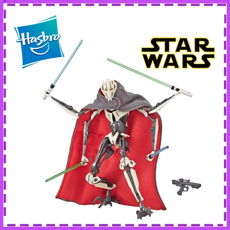 

Hasbro Anime Star Wars The Black Series General Grievous Gifts or Collection Active Joint Genuine Action Figure Model Toys