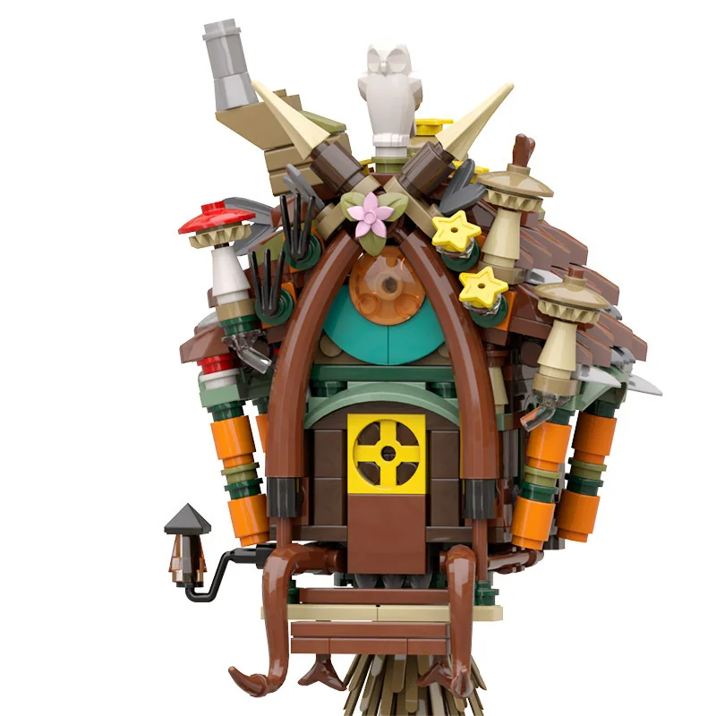 MOC Rusland Sprookjes Baba Yaga Hut Model Bouwstenen Set Oma Brickheadz Yaga Huis Bricks Puzzel DIY Speelgoed Kinderen Gift