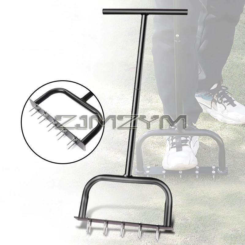 Manual Lawn Aerator Standing Garden Soil Intake Tool Practical Ground Loosening Agricultural Saving-Labor Tool For Lawn Garden