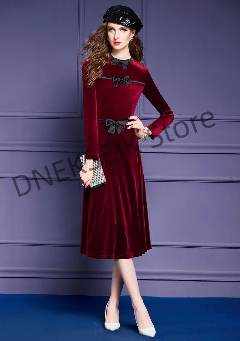 Elegance Red Mother of Bride Dresses Wedding High- Neck Knee Length Guest Formal Evening Dress/Bespoke Dress