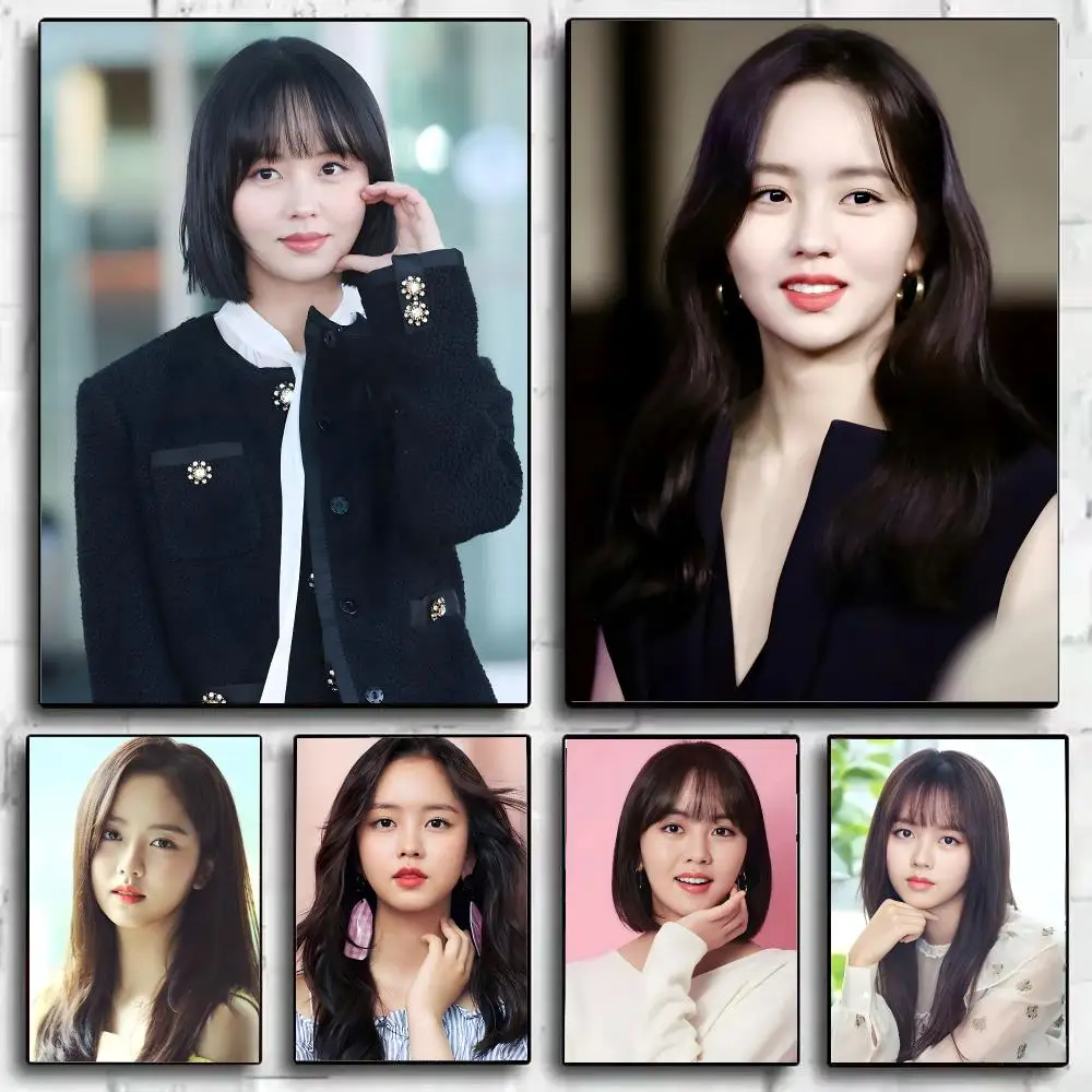 Korean Actor Kim So Hyun Poster Art HD Art Sticky Wall Waterproof Home Living Room Bar Decoration