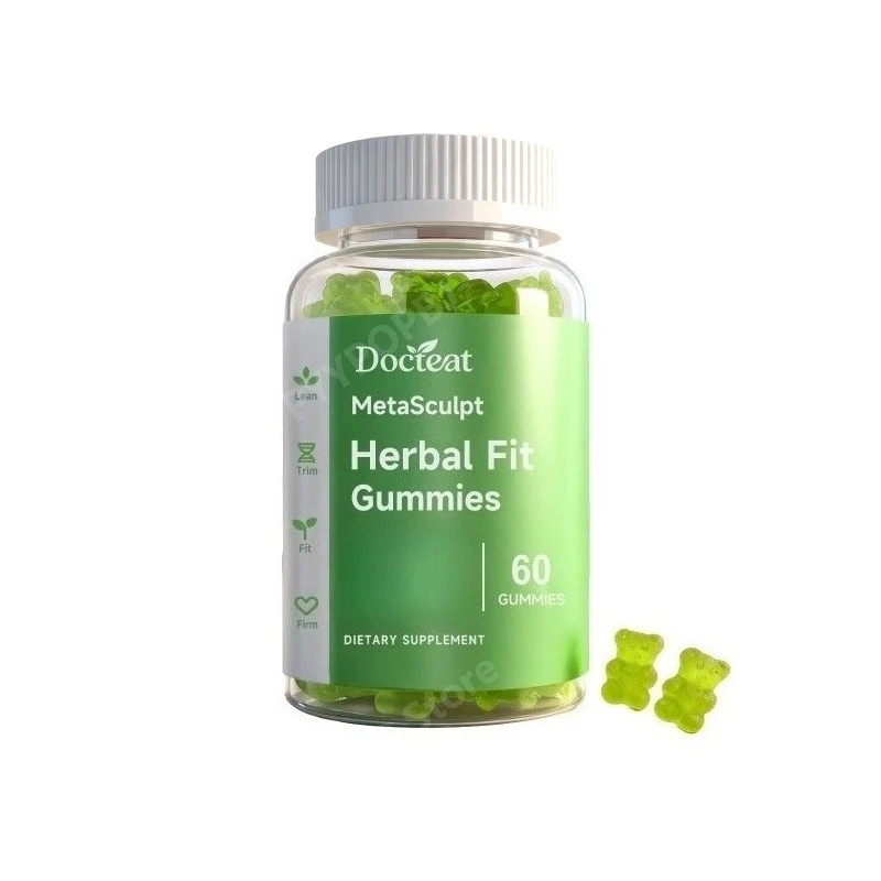 Herbal Fit Gummies Daily Nutritional Supplement with Vitamins and Herbal Extracts 60 Gummies