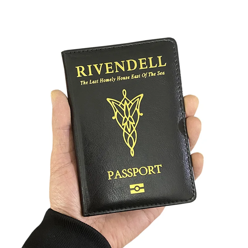 Travel Passport Cover Anime Rivendell Movie Travel Passport Holder Passport Wallet