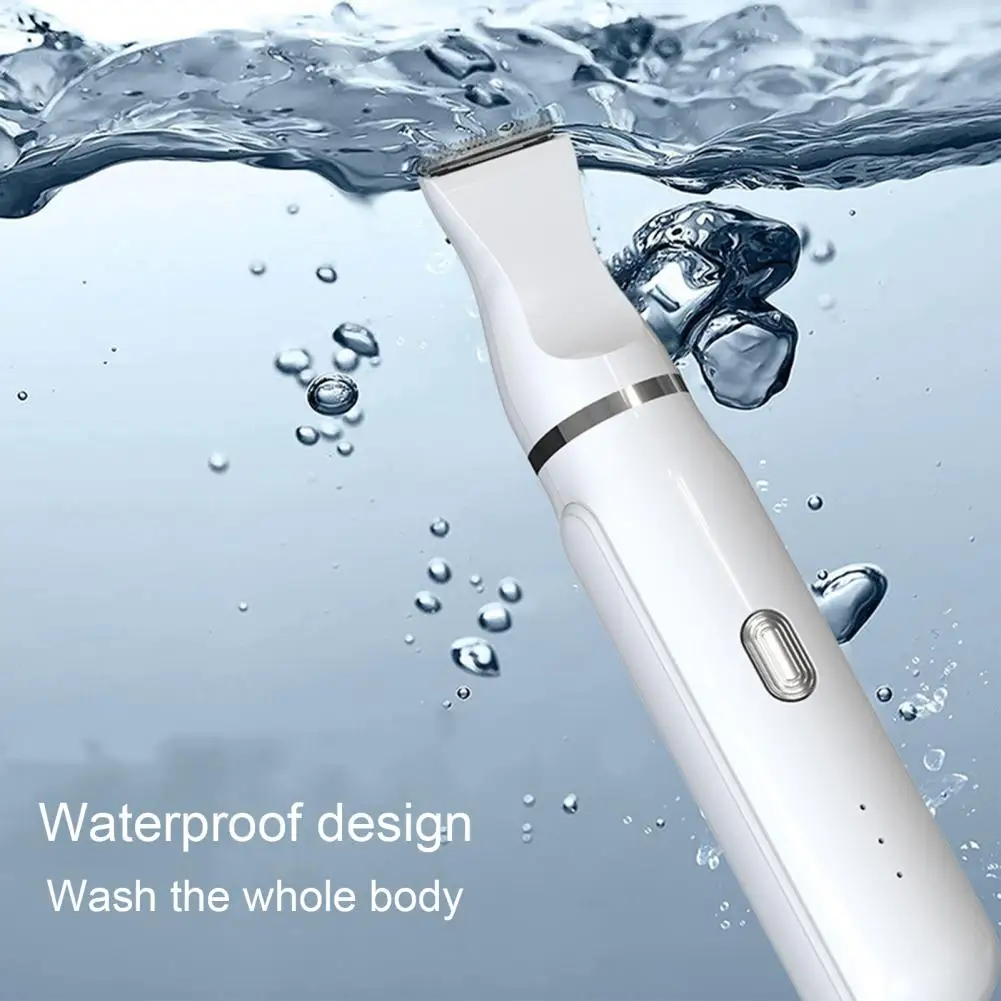 

Safe Pet Grooming Tools Professional Pet Hair Clipper Kit 4-in-1 Electric Trimmer for Dog Grooming Low Noise Rechargeable Design