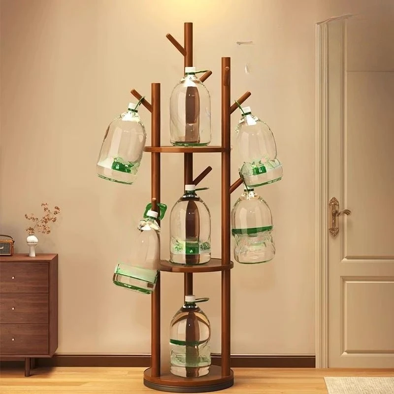 

Rotating clothes rack, bedroom living room coat rack, storage
