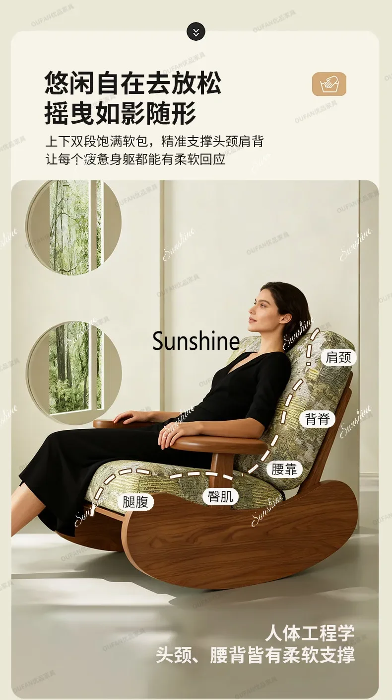 Light luxury living room balcony leisure bedroom B & B antique lazy sofa