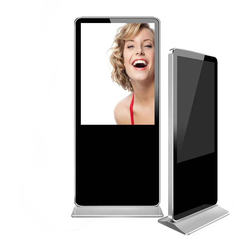 

Floor standing 43 inch advertising video player lcd kiosk touch screen totem self service information ad display digital signage