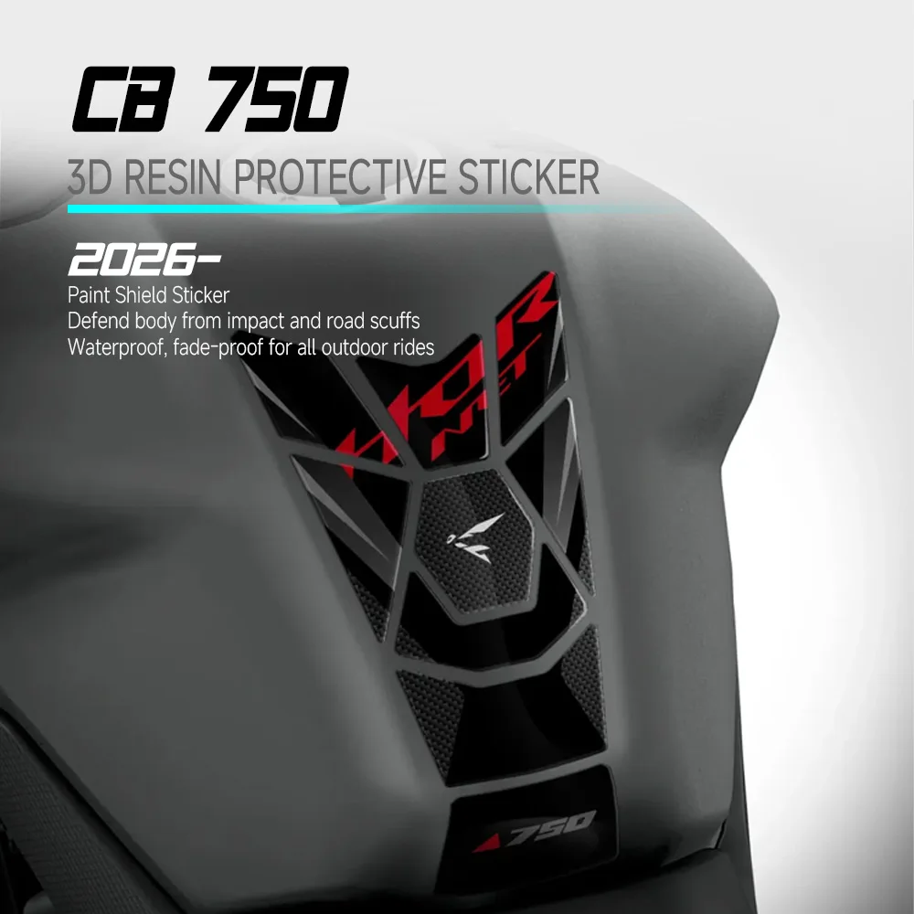 For CB750 Hornet 2025-2026 Motorcycle Stickers Tank Pad Protection Complete Kit