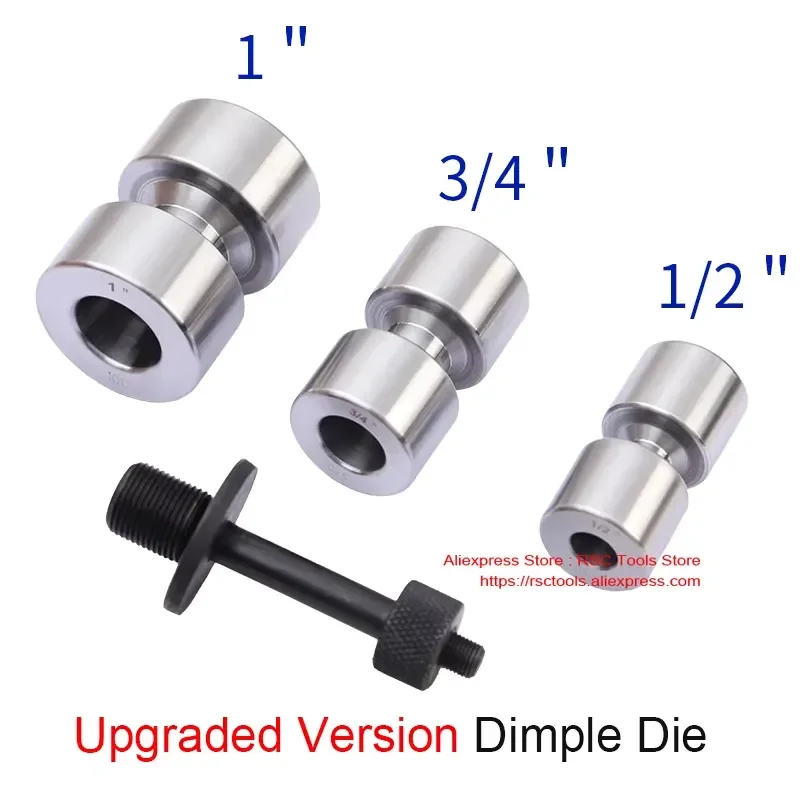 3 Piece Dimple Dies 1/2
